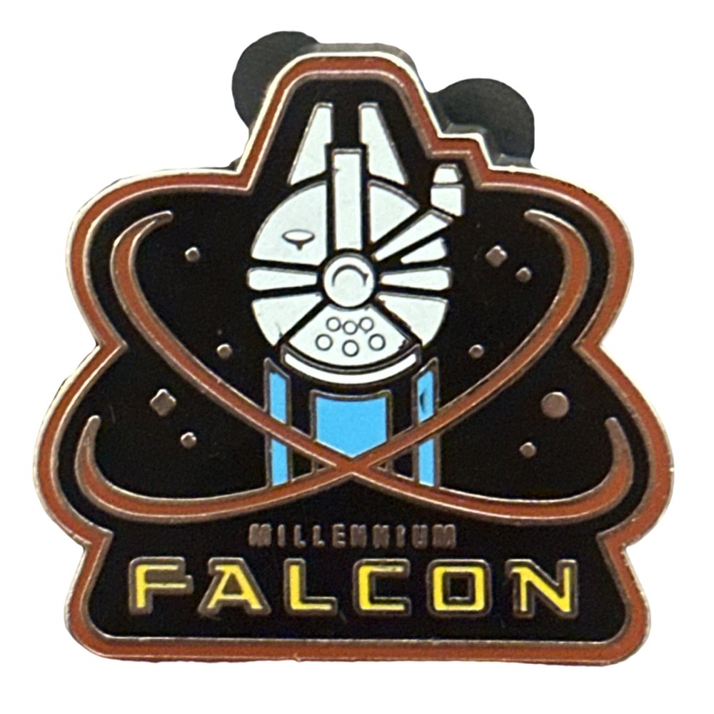 STAR WARS millenium falcon 100% authentic collectors disney parks pin